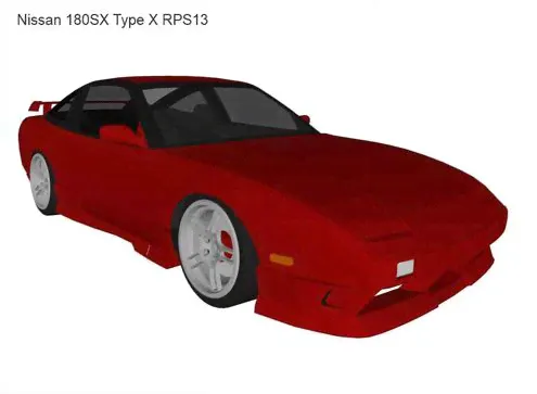 Nissan 180SX Type X RPS13 - 3D-модель