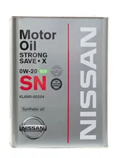 Моторное масло Nissan Strong Save X 0W-20 SN (4 л.) KLAN0-00204 в Краснодаре