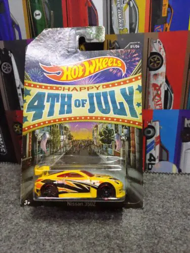 1/64 hot wheels nissan 350Z HOTWHEELS diecast 4th July