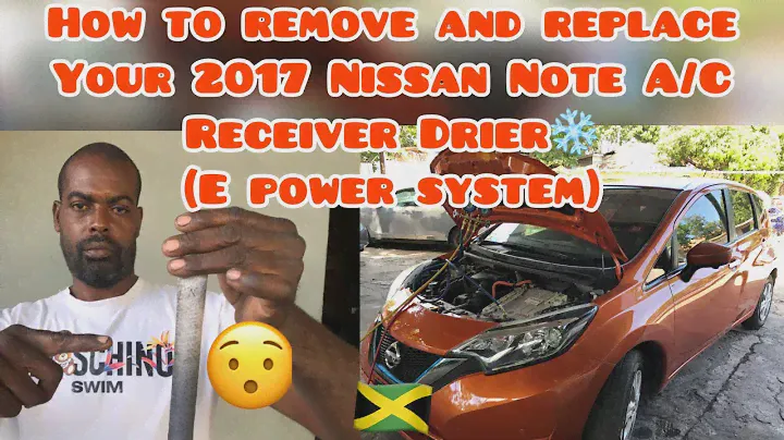 Замена осушителя ресивера кондиционера Nissan Note (Epower) 2017 года и система подзарядки #acrepair #kondensor