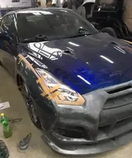 Передний бампер Nissan GT-R R35