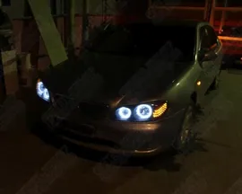 Ангельские глазки на Nissan Maxima A33 (Cefiro)