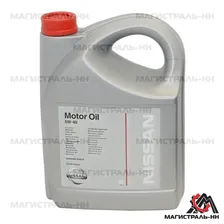 Масло NISSAN моторное 5W40 Motor Oil 5 л (синтетика)