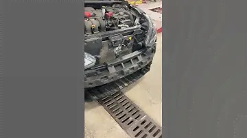 Nissan sentra bumper repaired