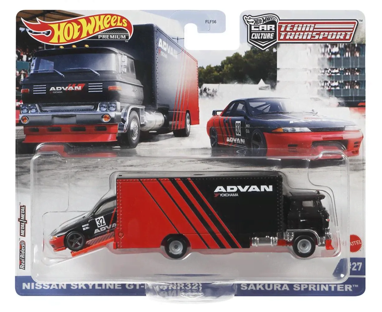 Hot Wheels Team Transport Nissan Skyline GT-R R32
