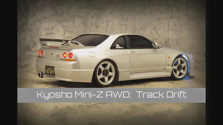 Kyosho Mini-Z AWD Skyline GT-R Track Drifting