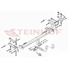 Фаркоп Nissan Qashqai (J10) 2006-2010 Steinhof Арт. N094