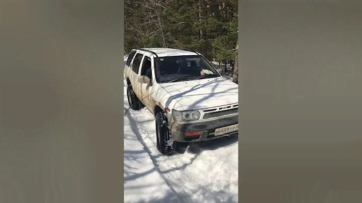 Nissan Terrano r50 winter off-road Sakhalin