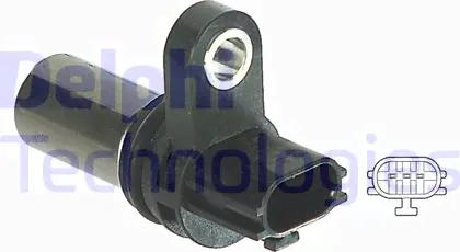 Датчик положения коленвала Delphi для Nissan Primera P12 2002-2003. Артикул SS10816-0
