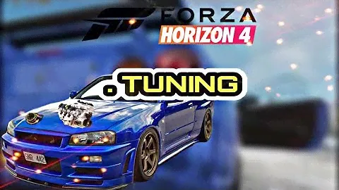 Forza Horizon 4 Тюнинг Nissan Skyline R34