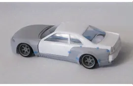 Аэродинамический обвес Pandem Nissan Skyline R33 (Tamiya)