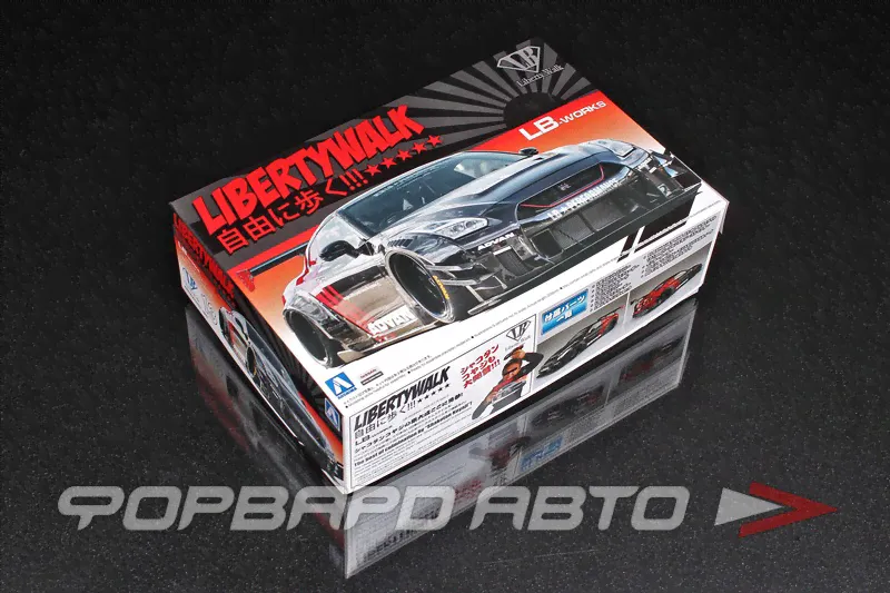 Сборная модель Nissan GT-R R35, LB★Works, type 2, Ver. 2 05592 AOSHIMA-0