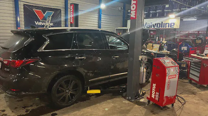 Замена масла в вариаторе Infiniti QX60 Jatco JF017E