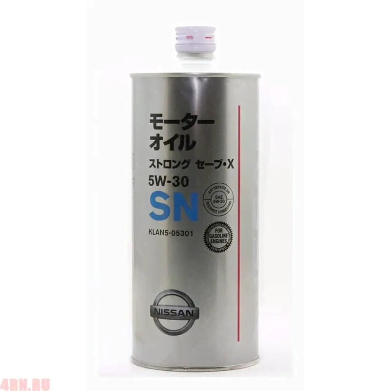 Масло NISSAN 5W30 моторное 1 л 5W30 п/с 4L NISSAN STRONG SAVE X SN-0