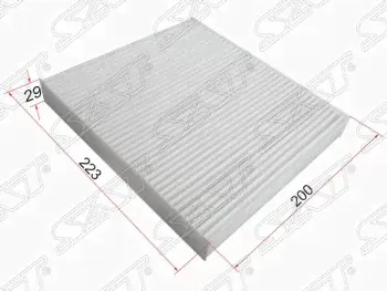 Фильтр салонный SAT (223х200х29 mm) Nissan Almera седан N16 дорестайлинг (2000-2003)
