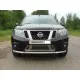 Защита переднего бампера с ДХО Nissan Terrano 3