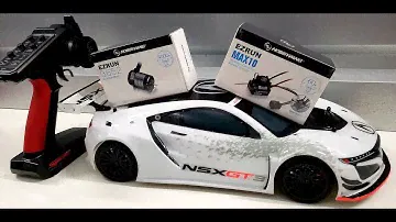 Kyosho Fazer MK2 Acura NSX GT3 Hobbywing Brushless System Combo 4000kv conversion
