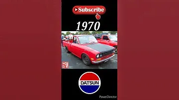 Evolution of Nissan Datsun Pick-up (1959-2006) #nissan #datsun #pickup #jdm #viralvideo