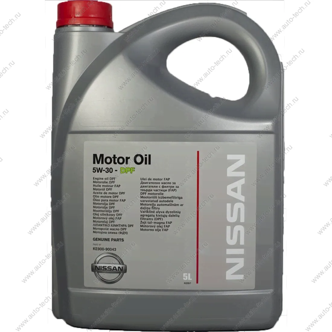 Масло моторное синтетическое Motor Oil DPF 5w-30, 5л Nissan KE900-90043