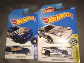 Hot Wheels 96 Nissan 180SX Type X Lot GReddy Toyo Tires White Blue Set