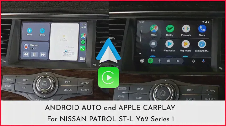 Apple CarPlay & Android Auto Integration on Nissan Patrol Y62 ST-L
