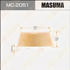 Салонный фильтр Masuma для Nissan X-Trail T32 2014-2024. Артикул MC-2051