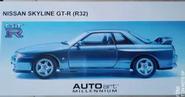SKYLINE GT-R R32 AUTOart 1/18 AUTOart темный металлик NISSAN NISSAN MINICA...