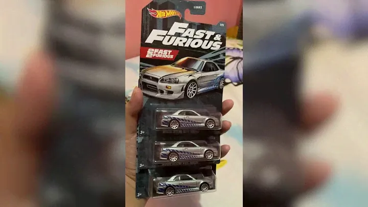 Hotwheels Nissan R34 Fast Furious 2021 New Item