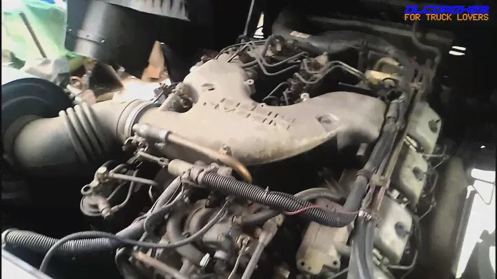 UD(Nissan Diesel) RF8 V8 Engine View
