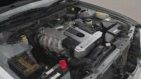 Работа двигателя RB20DE Nissan Laurel HC35 2001