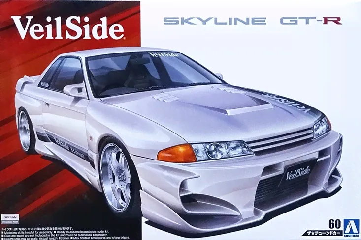 Сборная модель "Автомобиль Nissan Skyline GT-R R32 VeilSide Combat Model" М 1/24