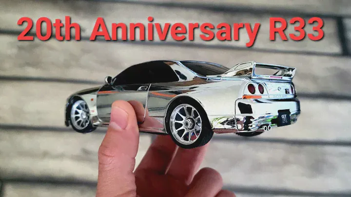 Kyosho Mini Z MR-03EVO RWD R33 20th Anniversary Skyline -Chrome