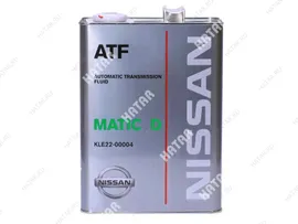 NISSAN Atf d жидкость акпп 4л KLE2200004