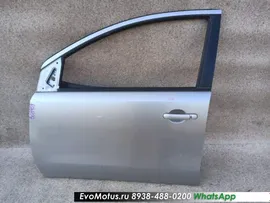 Дверь на NISSAN NOTE E11 Передняя Левая СЕРЫЙ