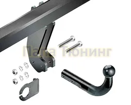 Фаркоп Nissan Qashqai 2007-2014, Nissan Qashqai 2014-2021 твердое крепление шара (7722)